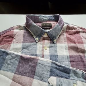Mens L Jachs New York brushed cotton shirt BNWT